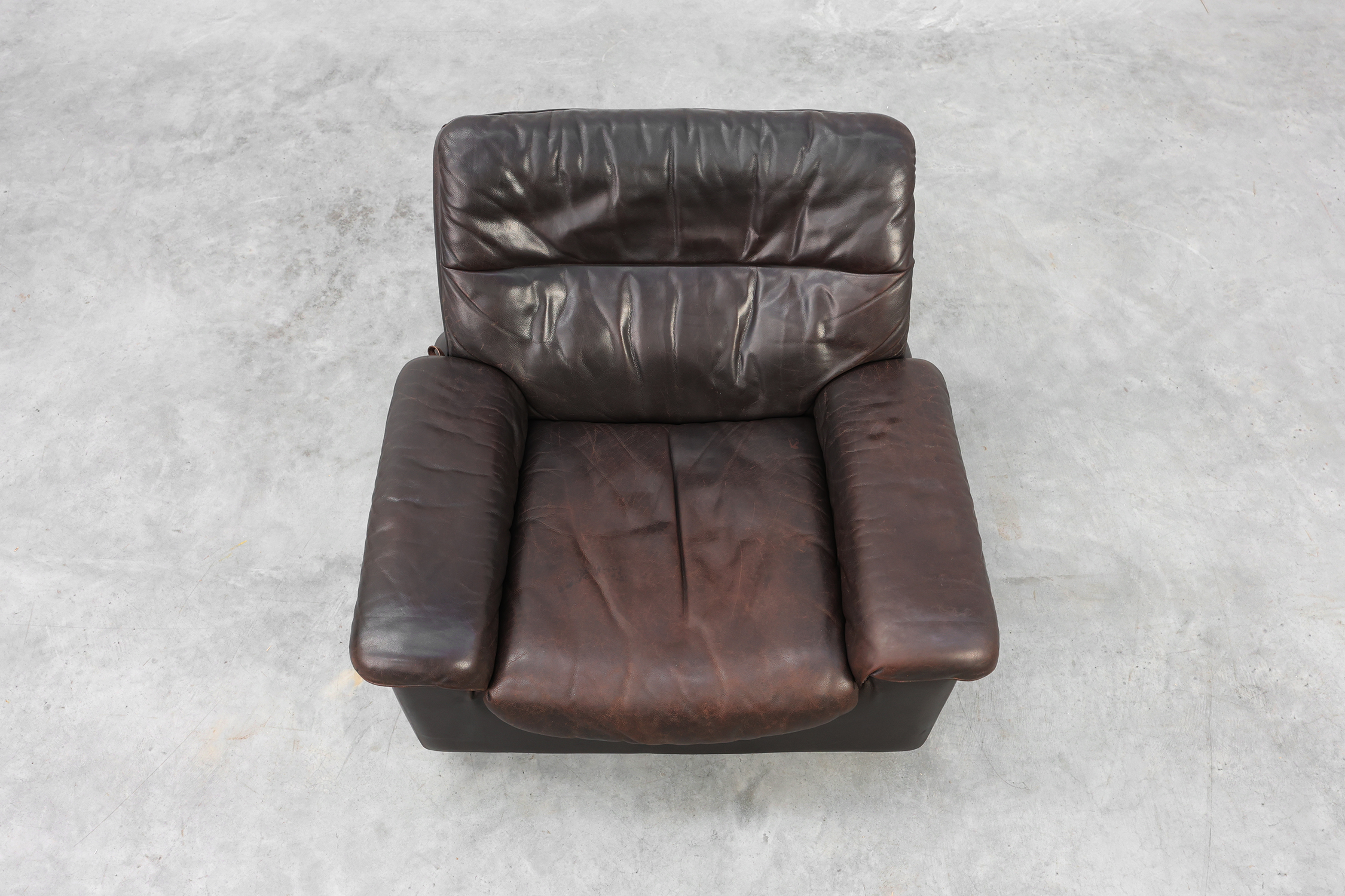 Mid-century De Sede DS‑66 brown leather Relax Chair, Switzerland 1960sthumbnail
